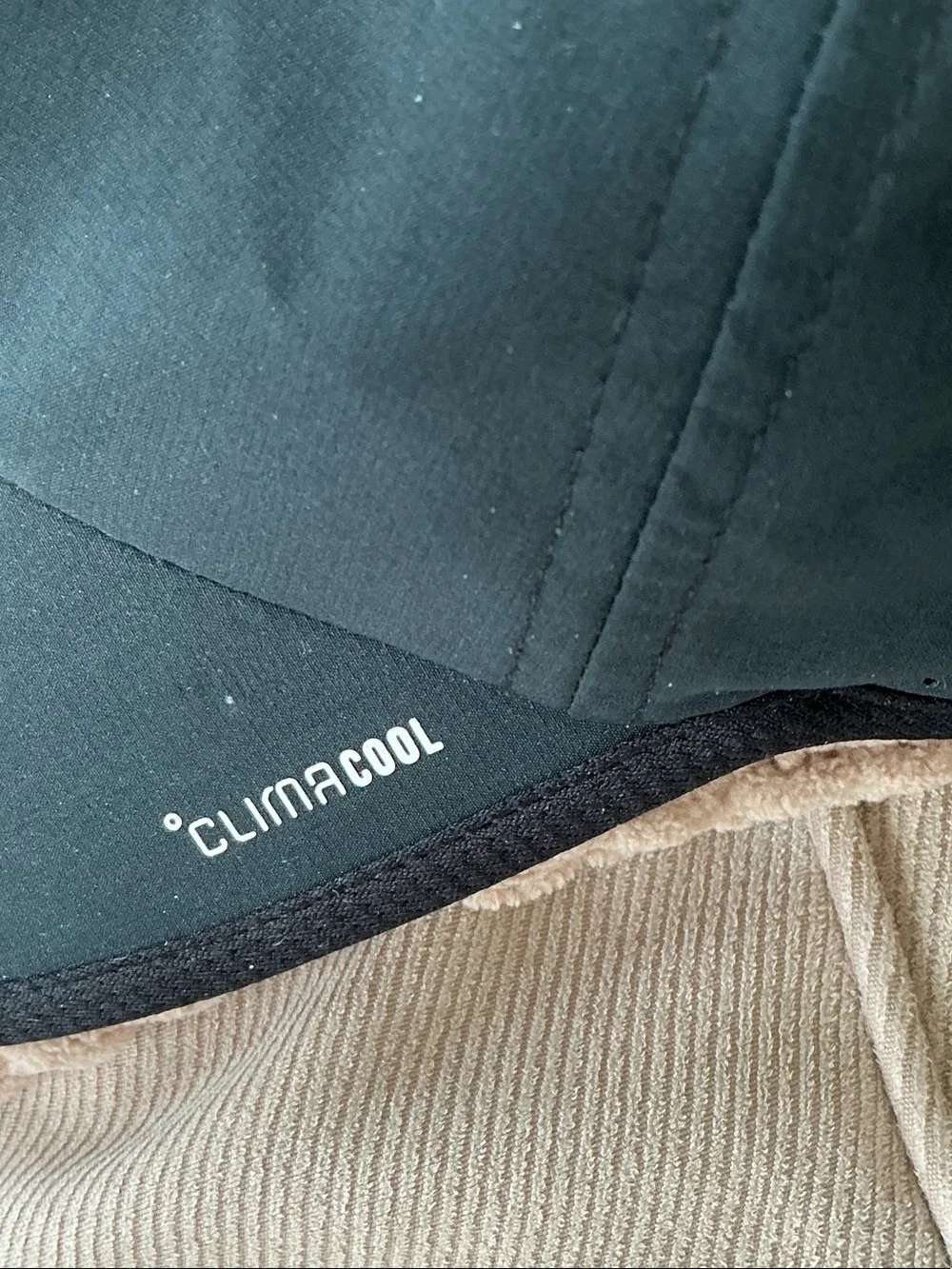 adidas Men’s Black Performance Running Cap with White Logo
